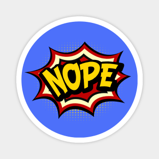 Comic book: How about NOPE? Magnet